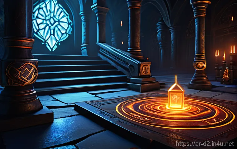 디아블로2 아케인 생츄어리의 비밀 - **Prompt:** The climactic moment of a Sorceress confronting The Summoner. The Sorceress, adorned in ...