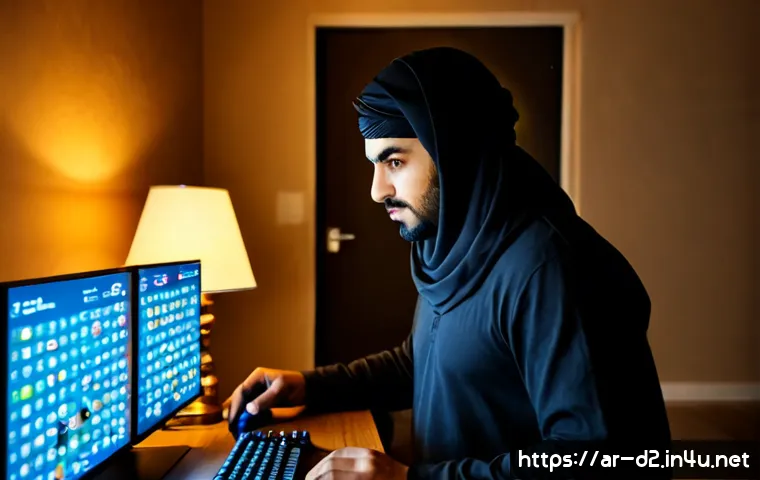 디아블로2 매직 파인드 MF  효율 증가 - Photorealistic Arab male gamer in a modest modern living room, carefully comparing two fantasy treas...